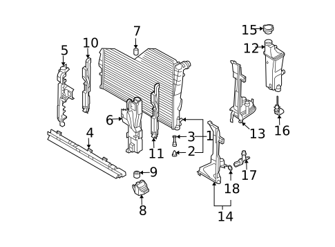 Radiator & Components for 2008 BMW Z4 #0