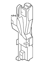 17117530252 - Cooling System: Side Bracket for BMW: 323Ci, 323i, 325Ci, 325i, 325xi, 328Ci, 328i, 330Ci, 330i, 330xi, M3, X3, Z4 Image