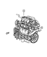 R8036633AB - 3.3L Gas; Engine: Long Block Engine, Remanufactured for Mopar Image