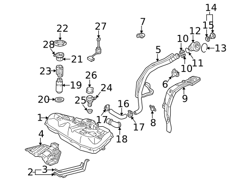 Senders for 2004 Pontiac Vibe #0