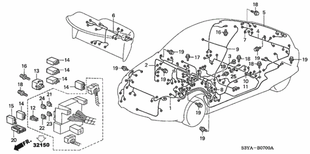Wire Harness for 2005 Honda Insight #0