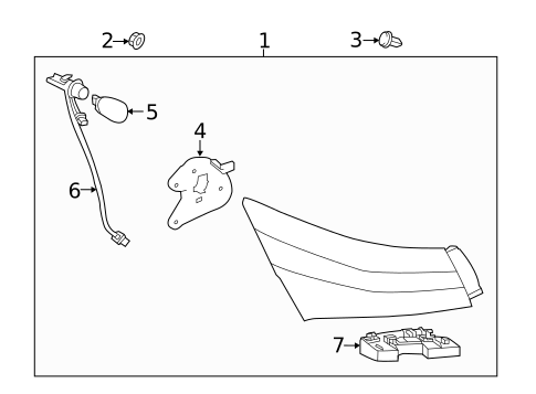 Tail Lamps for 2018 Toyota Avalon #0