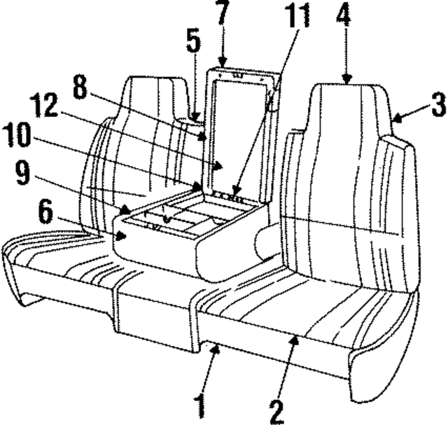 UQ251AZAB - Body: Armrest Base for Mopar Image