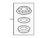 17046TA6A00 - Fuel System: Lock Nut for Honda: Accord Image