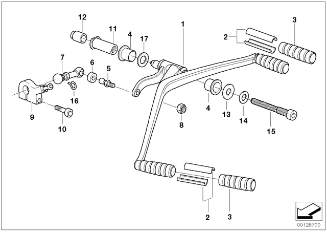 23412332133 - Manual Transmission: Bearing Shell -  for BMW-Motorrad Image