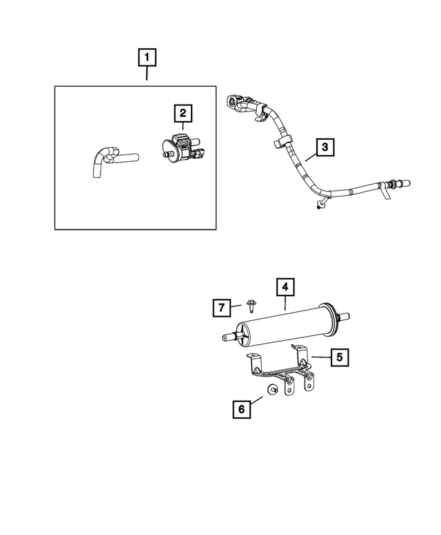 68424096AA - Emission Controls: Vapor Tube for Mopar Image