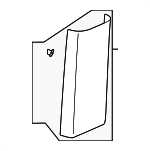 84701422 - : Center Pillar Trim for Cadillac: Escalade, Escalade ESV | Chevrolet: Suburban, Tahoe | GMC: Yukon, Yukon XL Image