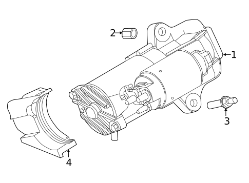 Starter & Related Components for 2022 Ford Explorer #0