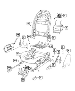 68352156AA - Interior Trim: Power 4 Way Lumbar for Mopar Image