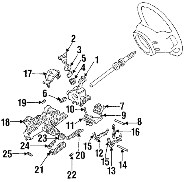 SW2349 - Steering: Lock Cylinder for Ford Image