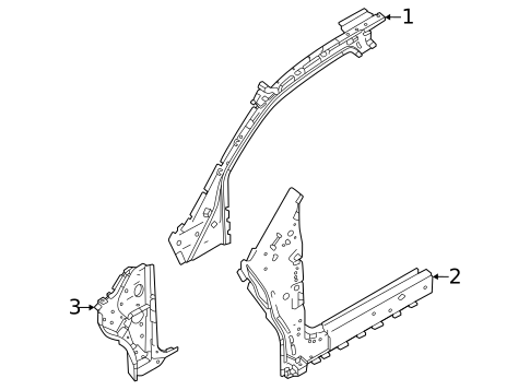 Hinge Pillar for 2024 Fiat 500E #0