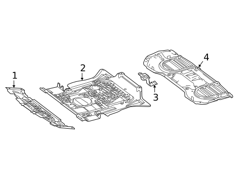 Splash Shields for 2018 Mercedes-Benz GLE550e #0