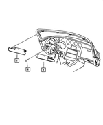 UZ111X7AC - Interior Trim: Visor, Left for Mopar Image