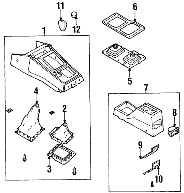 K01364422B70 - : Park Brake Cover for Kia Image