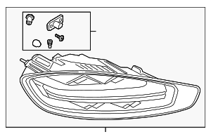 9P0945095C - Electrical: Tail Light Assembly for Porsche Image