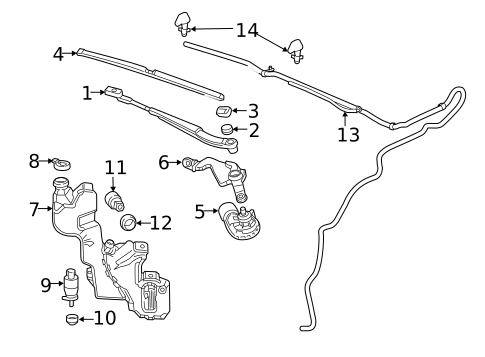 Wipers for 2014 Cadillac ELR #0