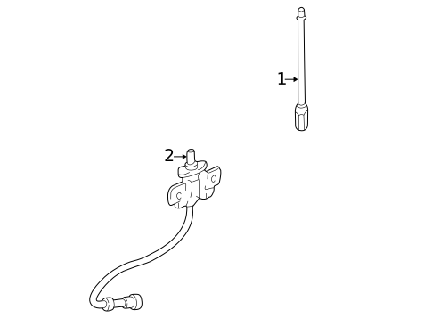 Antenna & Radio for 2006 Isuzu Ascender #0