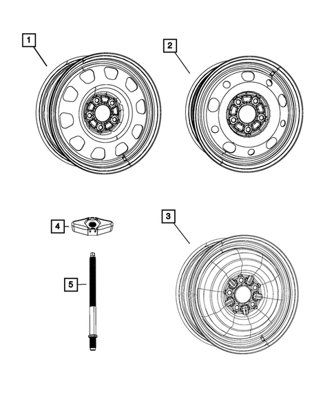 Wheel Spare for 2017 Jeep Compass #1