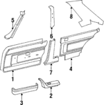 855867021HNC9 - Body: Door Panel for Audi: Coupe Image