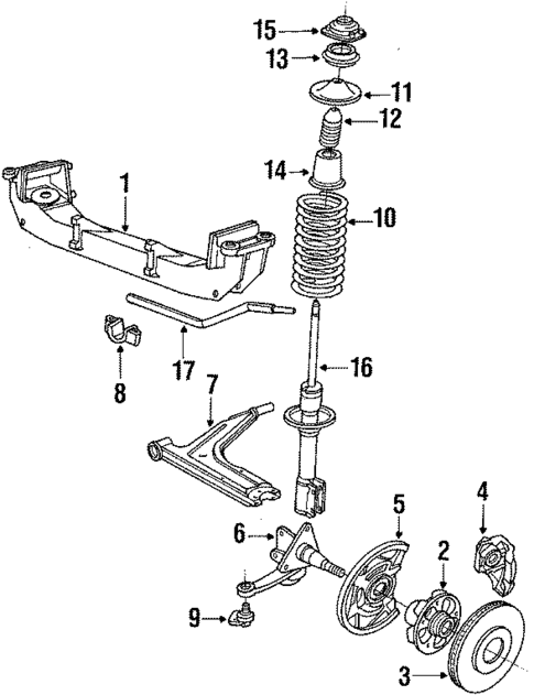 Suspension Components for 1991 Porsche 944 #0