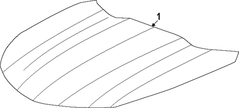 Exterior Trim - Hood for 2022 Chevrolet Camaro #0