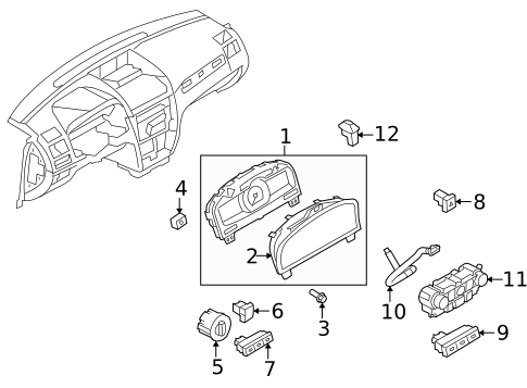 Controls for 2010 Mercury Milan #1