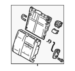 8730654L10P4Z - : Seat Back Assembly for Suzuki Image