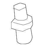 581252F000 - Brakes: Caliper Bleeder Screw for Genesis: G70, G80, G90, GV70, GV80 | Hyundai: Accent, Azera, Elantra, Elantra Coupe, Entourage, Equus, Excel, Genesis, Genesis Coupe, Ioniq, Kona, Kona Electric, Nexo, Palisade, Santa Cruz, Santa Fe, Santa Fe Sport, Santa Fe XL, Scoupe, Sonata, Tiburon, Tucson, Venue, XG300, XG350 Image