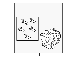 51750D2000 - : Hub Assembly for Genesis: G90 Image