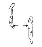 841262H000 - Body: Insulator for Hyundai: Elantra Image