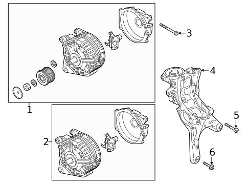 Alternator for 2019 Audi A5 Sportback #0