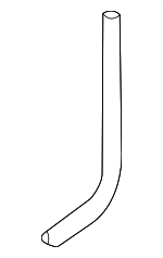 893809937 - Body: Drain Tube for Volkswagen Image