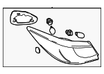 81550WB004 - Electrical: Tail Lamp Assembly for Toyota Image