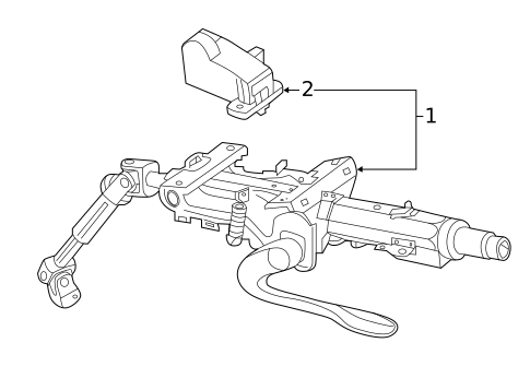 Steering Column Assembly for 2025 Volkswagen Taos #0