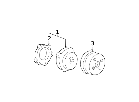 Water Pump for 2005 Chevrolet Malibu #0