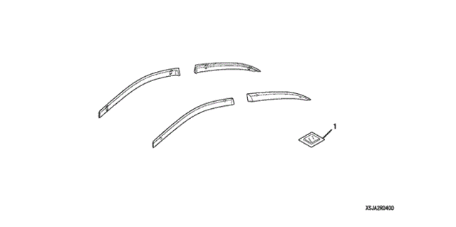 Door Visor for 2009 Acura RL #0