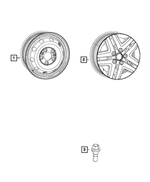 68415002AA - Wheels: Steel Wheel for Ram: ProMaster 1500, ProMaster 2500, ProMaster 3500 Image
