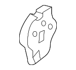 60921S84000ZZ - Body: Tie Down Hook for Honda: Accord Image