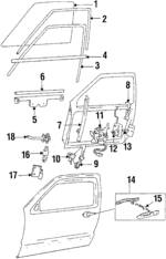 4171906 - : Window Seal for Saab: 9000 Image