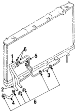 MB906493 - Cooling System: Automatic Transmission Oil Cooler Tube for Chrysler: Sebring | Dodge: Avenger Image