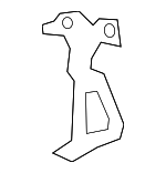 713050R010 - Body: Lower Hinge for Toyota: RAV4, RAV4 Prime, Venza Image