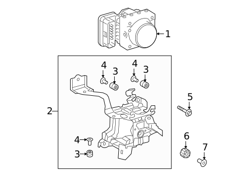 ABS Components for 2022 Toyota Corolla #0