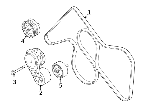Belts & Pulleys for 2018 Nissan TITAN XD #0