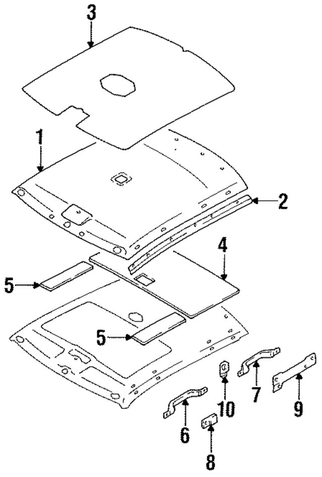 7391085E81 - : Headliner for Nissan Image