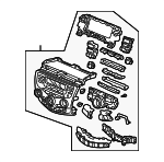 39179SDAL31ZA - : Radio Trim for Honda Image