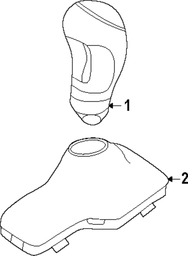 46720C2310TRY - : Shift Knob for Hyundai Image