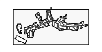60910TZ5316ZZ - Body: Rail Assembly for Honda: Odyssey, Passport, Pilot Image
