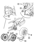 5JS92CDMAB - Wheels: Aluminum Wheel for Mopar Image