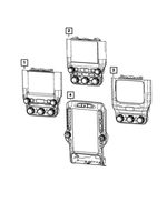68370127AC - : Center Stack Controls for Ram: 2500, 3500 Image