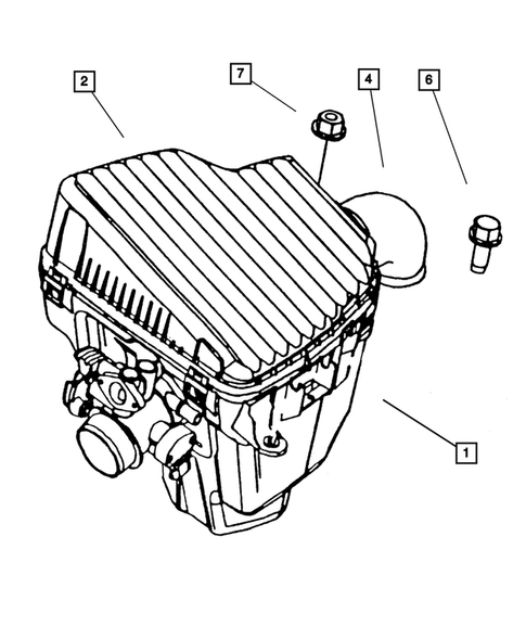 Air Cleaner for 2001 Dodge Neon #0